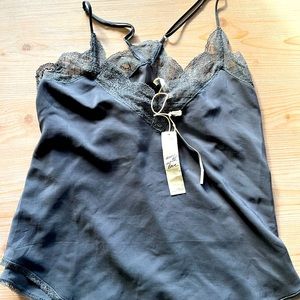 Love Stitch Tops | Love Stitch Camisole | Color: Pewter| Size: XS| Pearl gr